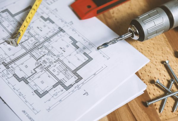 Blueprints for a custom-built home from Magnolia Fine Homes